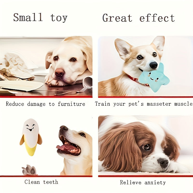 15pcs Cuddle Paws Cartoon Plush Dog Toy Set - Soft Interactive Toys