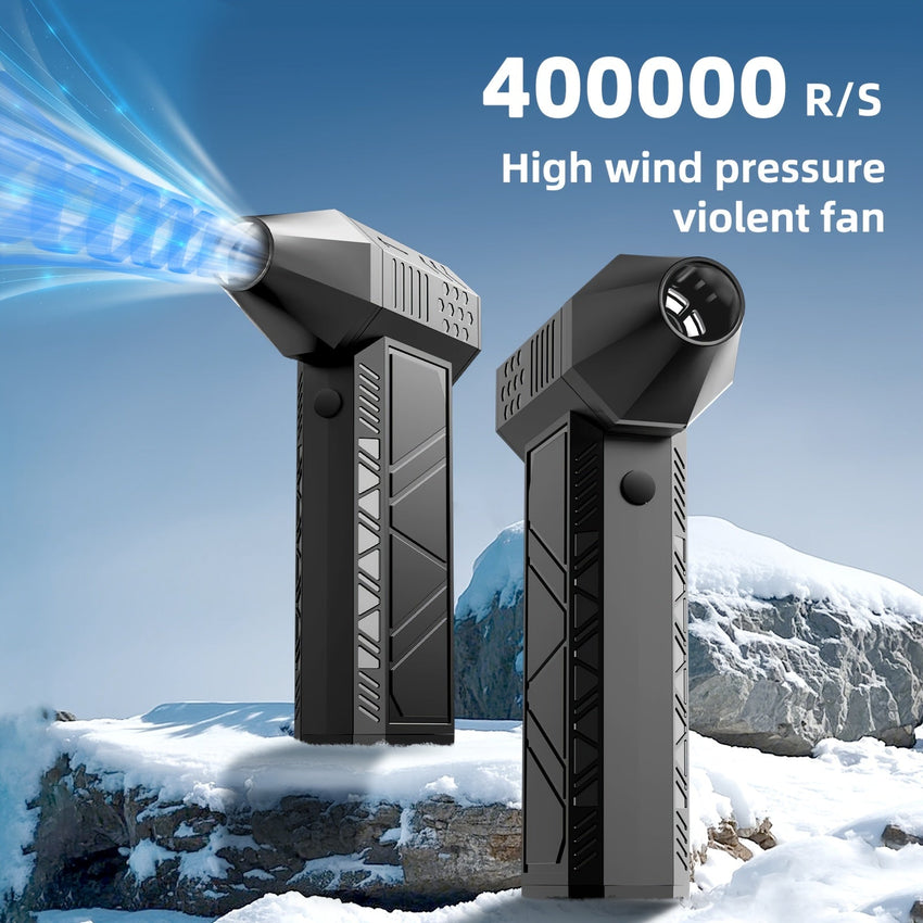 400000 Cordless Electric Compressed Air Duster | Mini Turbine Fan