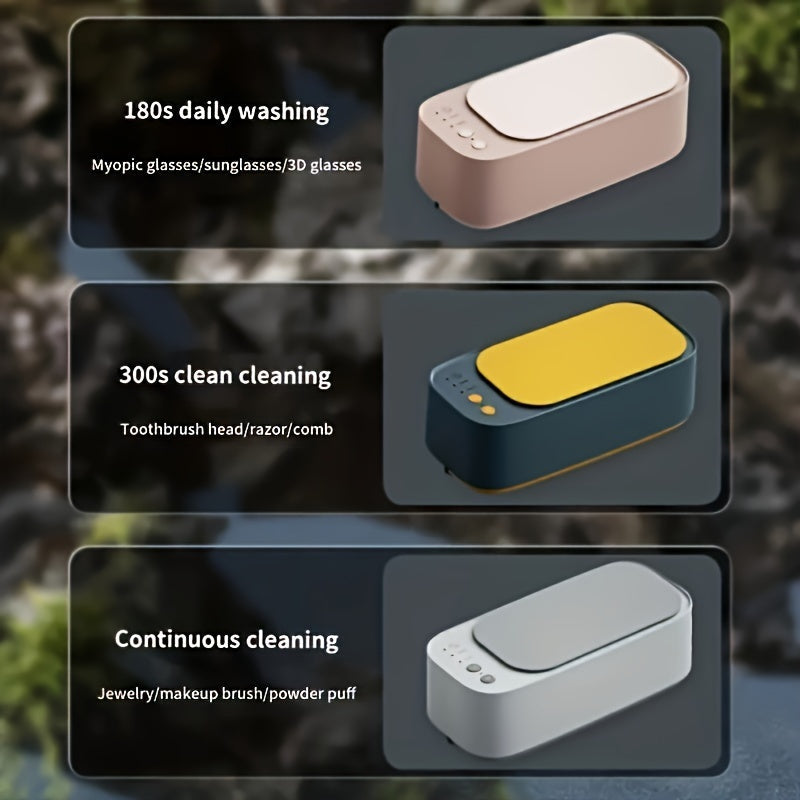 Compact & Portable Ultrasonic Cleaner