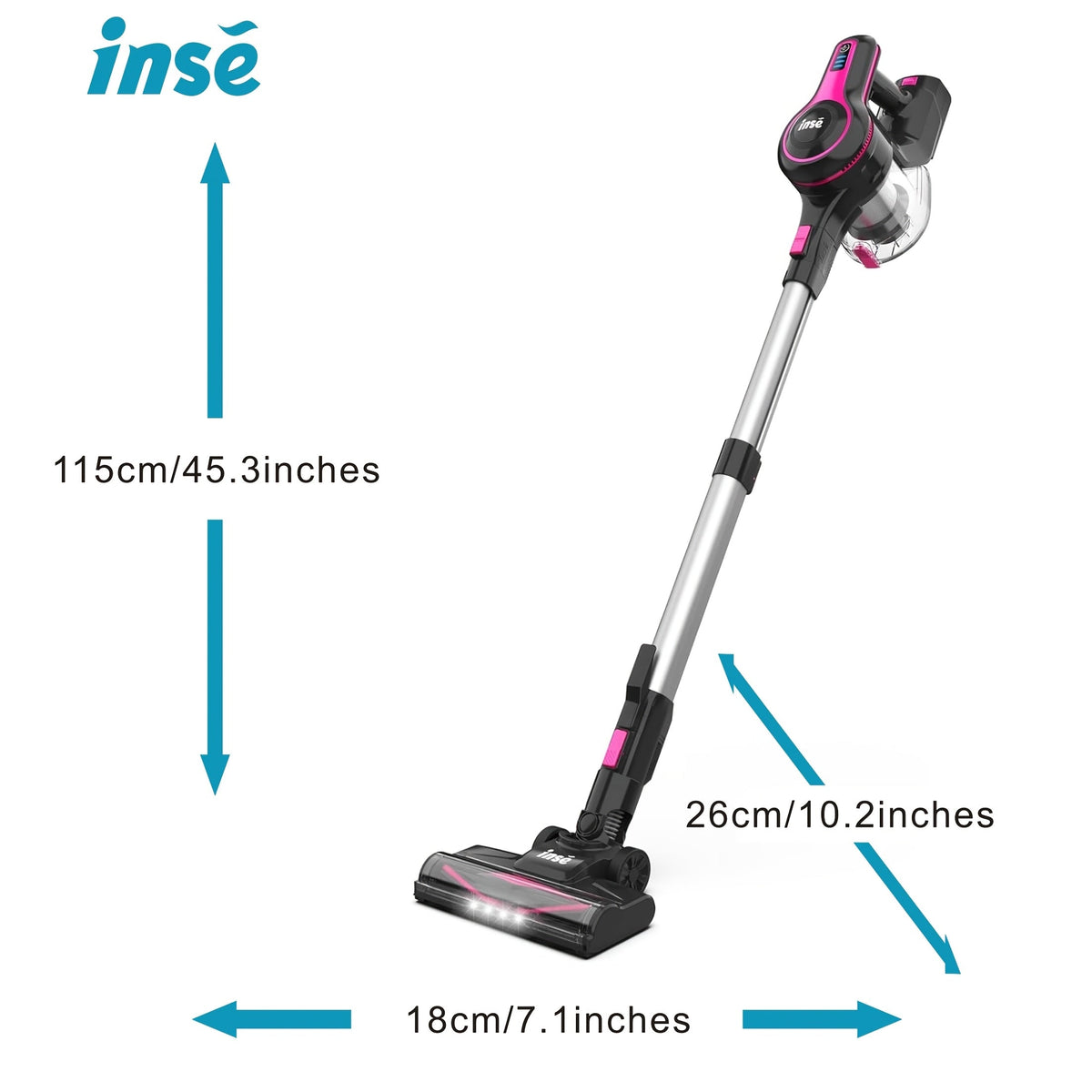 INSE N5 Vacuum Cleaners For Home Cordless