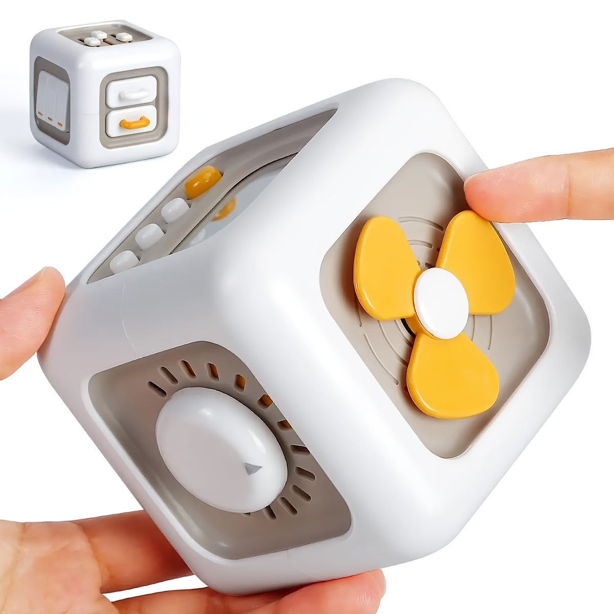 6-Sided Busy Cube for Kids