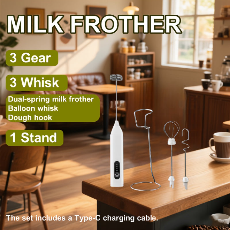 Rechargeable Electric Milk Frother