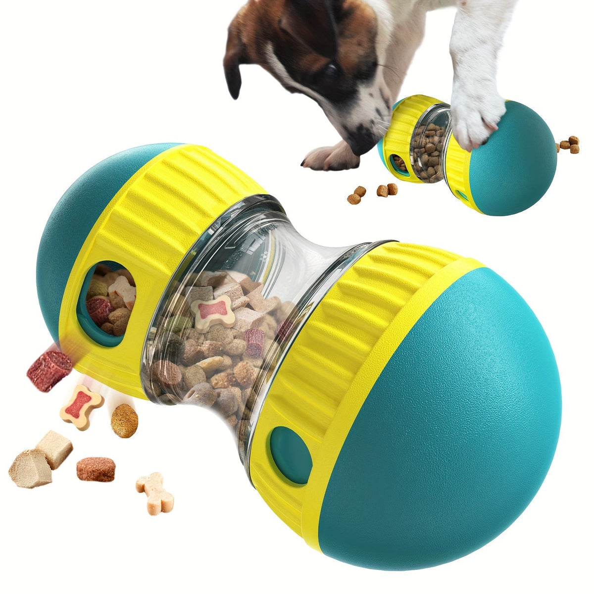 Durable Interactive Dog Treat Dispenser Toy
