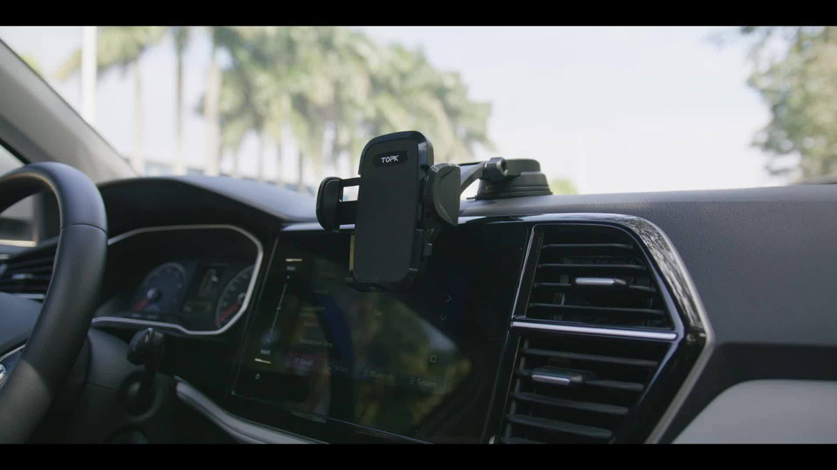 Upgraded Handsfree Car Phone Holder Mount