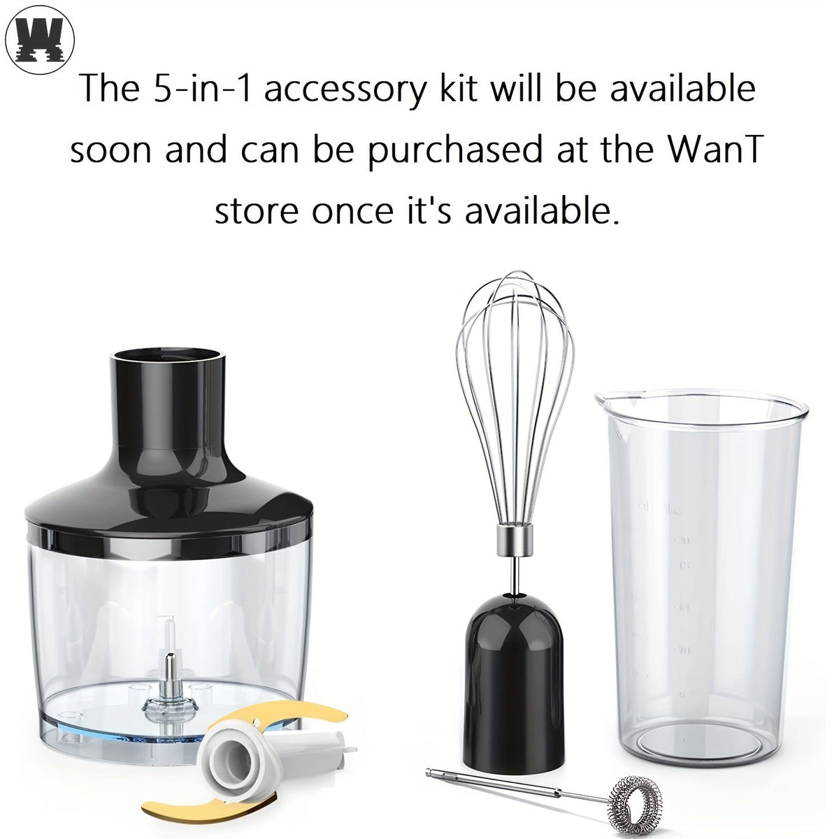 WANVOAPLS 2-Speed Handheld Immersion Blender