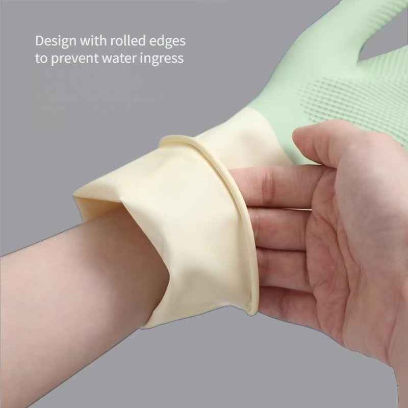 3 Pairs Waterproof Latex Kitchen Gloves