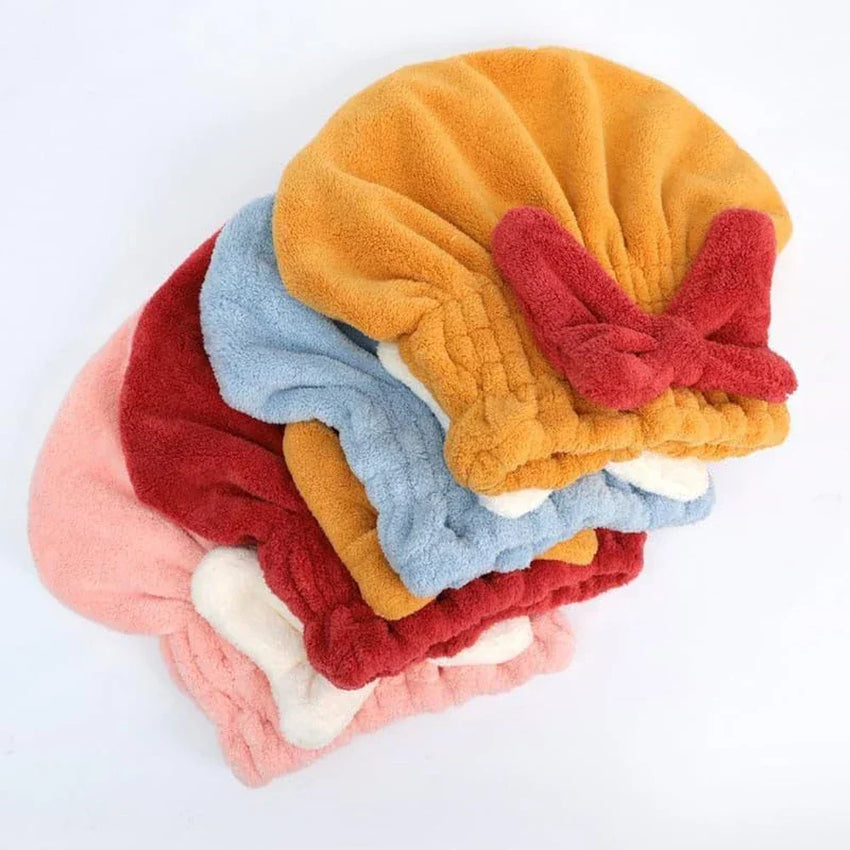 Microfiber Hair Towel Wrap - Buy 1 Get 1 Free