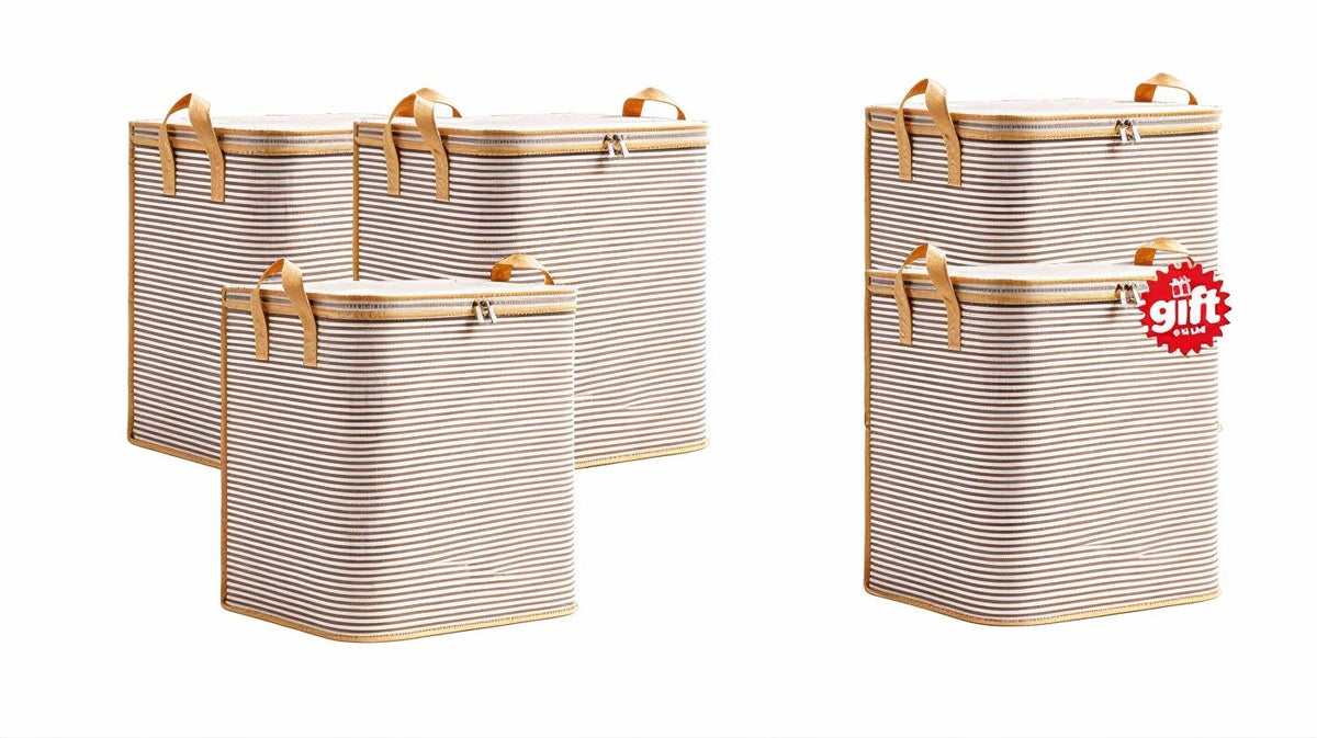 Large Collapsible Storage Bag with Handles