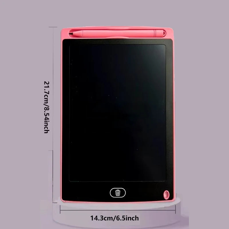 6.5/8.5/10/12 Inch LCD Drawing Tablet for Kids, Rechargeable Erasable Board with Pen, Travel Educational Toy Gift for Boys Girls