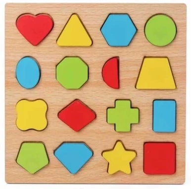 Kids Alphabetic Arithmetic Number Geometric Shapes Wooden Puzzle Montessori Preschool Learning Educational Game Toy for Children