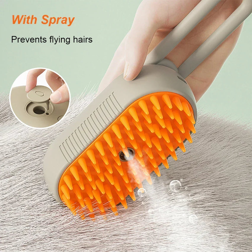 Cat & Dog Steamy Brush - BUY 1 GET 1 FREE! 3-in-1 Electric Grooming Tool