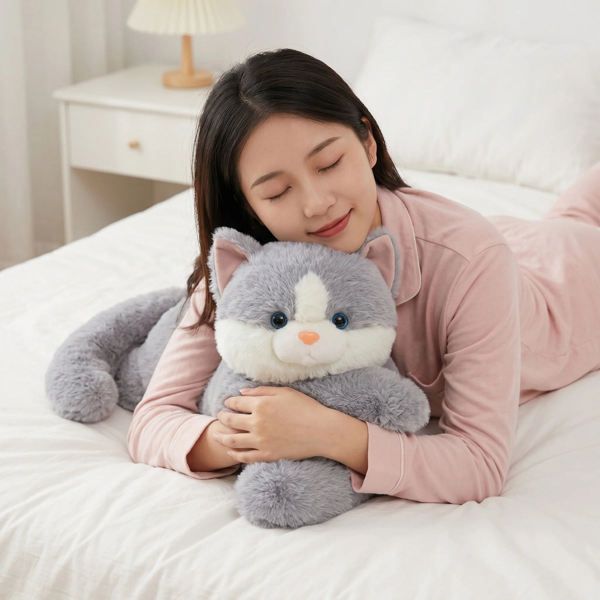 50/60/65cm Long Arm Stuffed Animal Arm Weighted Soft Plush Pillow Raccoon Koala Bear Sloth  Dinosaur Gift for Boys and Girls