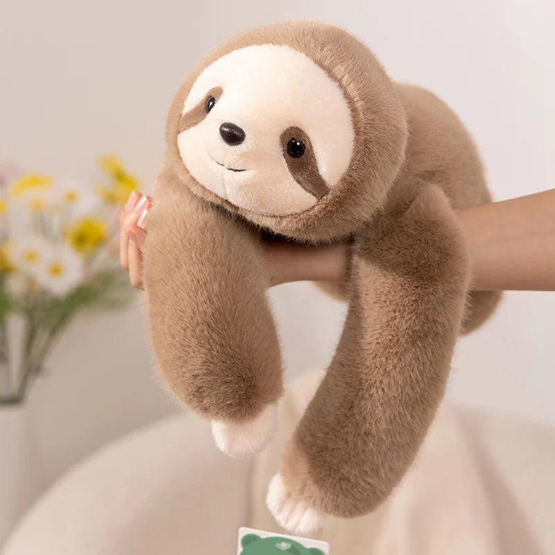 50/60/65cm Long Arm Stuffed Animal Arm Weighted Soft Plush Pillow Raccoon Koala Bear Sloth  Dinosaur Gift for Boys and Girls