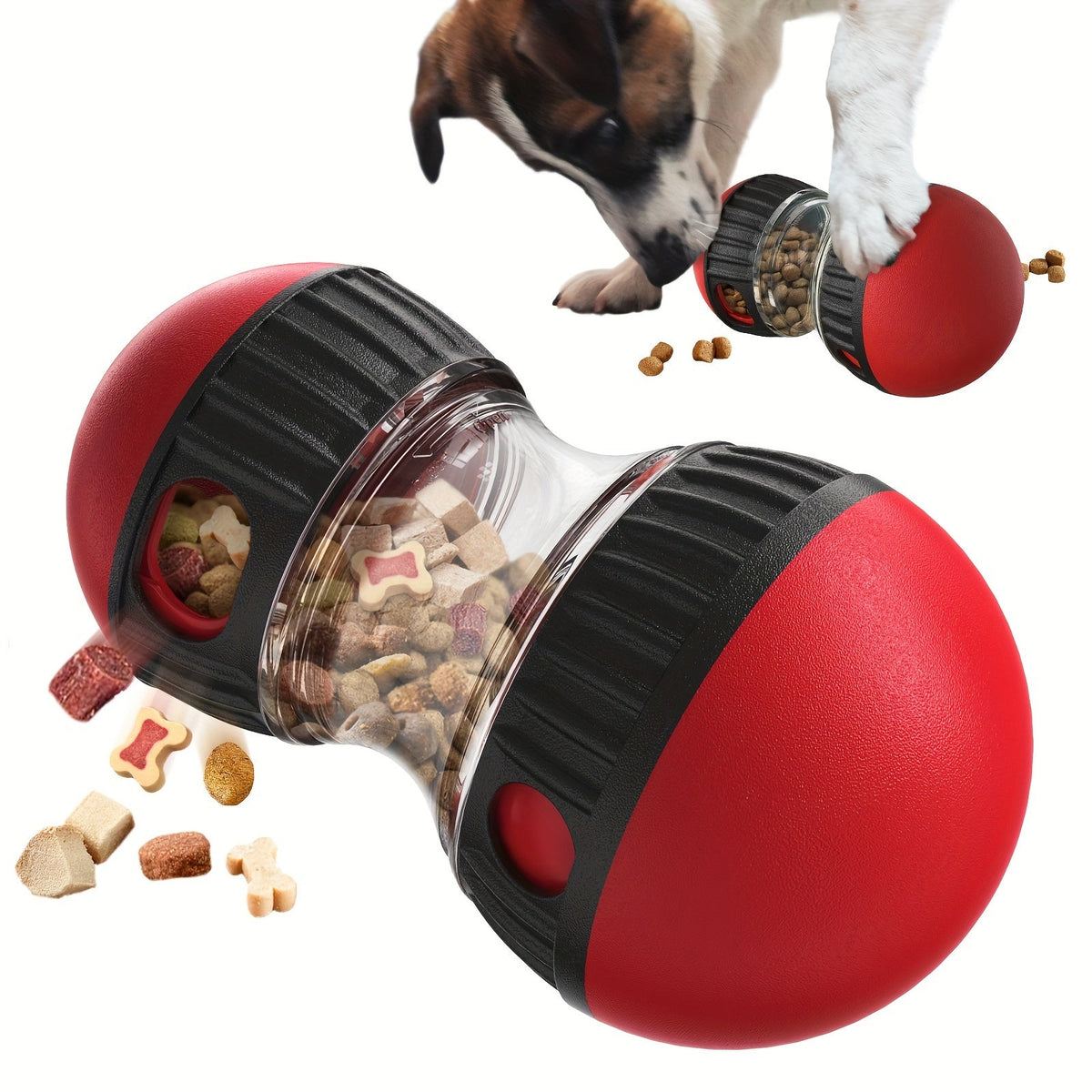 Durable Interactive Dog Treat Dispenser Toy