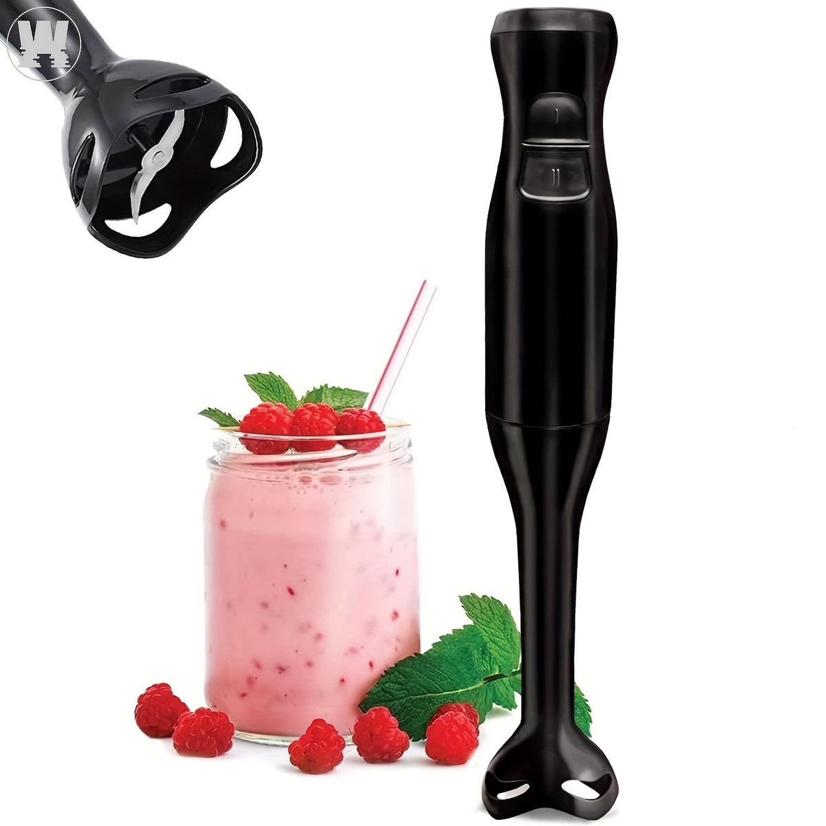 WANVOAPLS 2-Speed Handheld Immersion Blender