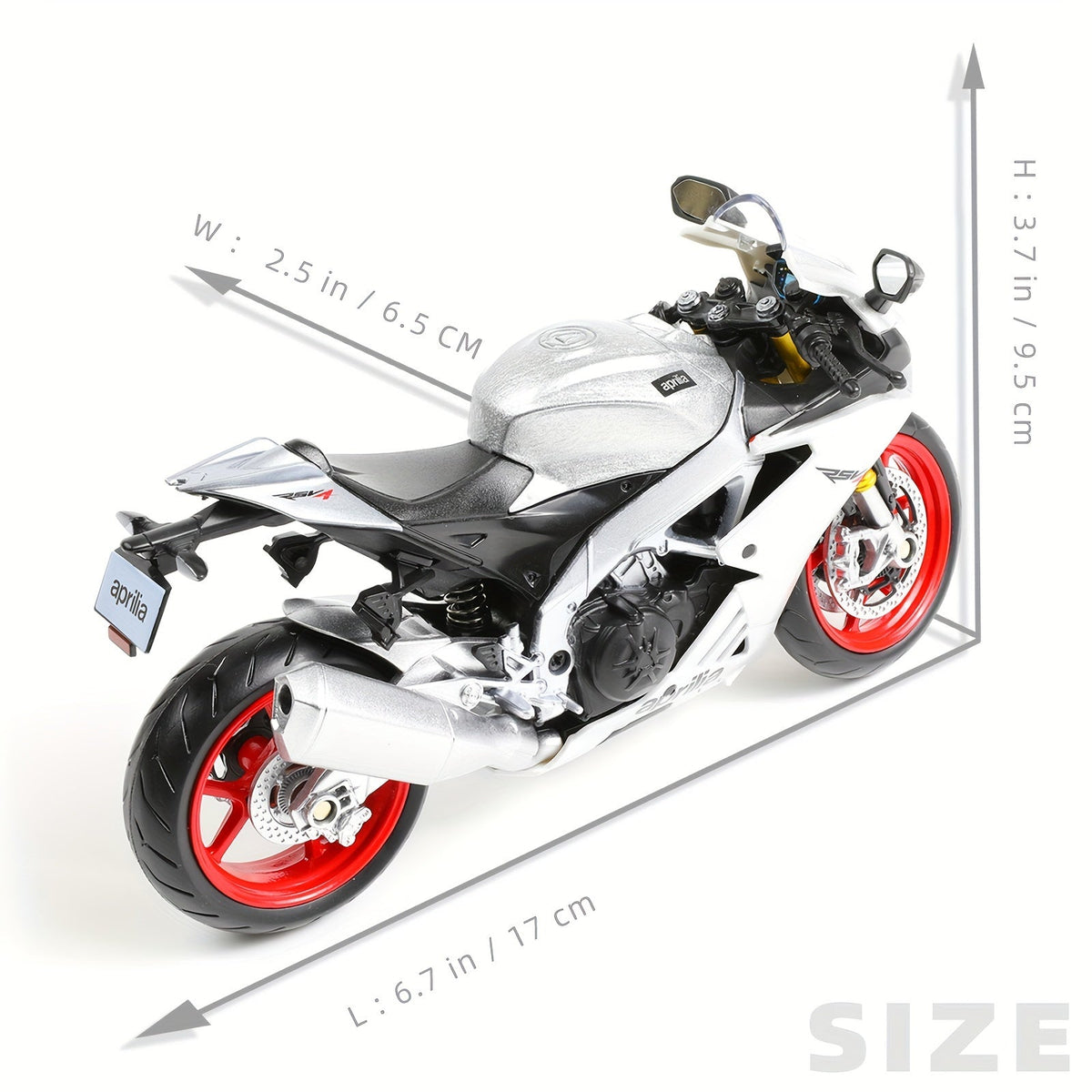 Die Cast Motorcycle Model - 1:12 Scale Realistic Metal Toy