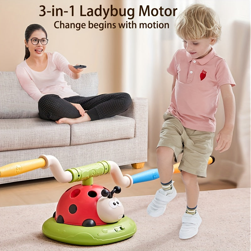 3-in-1 Ladybug Motor Exercise Machine