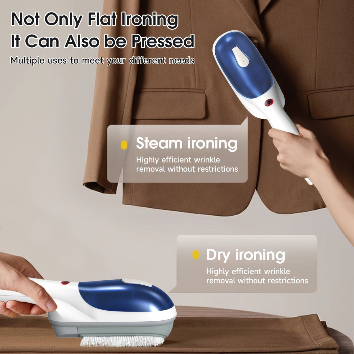 PANCERKA Handheld Steam Iron for Clothes